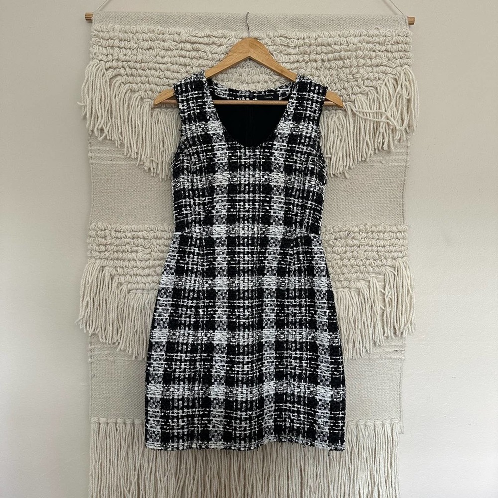 Theory Sculpt Tweed Dress